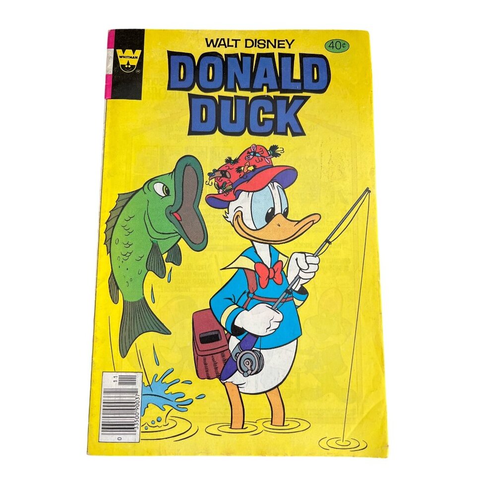 Walt Disney Donald Duck November 1979 No #231 Fishing Comic Vintage Boarded